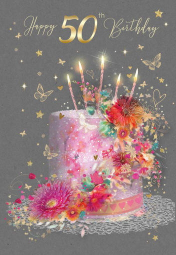 Picture of HAPPY 50TH BIRTHDAY CARD